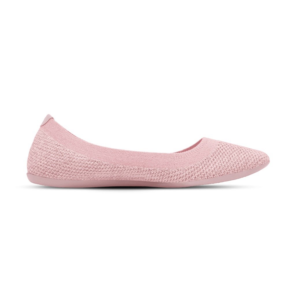 Allbirds Women\'s Flats Pink - Tree Breezers - 58269JVBN